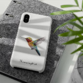 Rainbow Wings: Vibrant Hummingbird Art, op maat Case-Mate iPhone Case