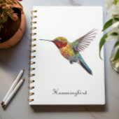 Rainbow Wings: Vibrant Hummingbird Art, op maat Planner