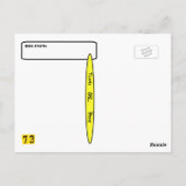 Rainbow & Wire Ham Radio QSL-kaarten Briefkaart (Achterkant)