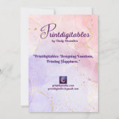 Rainbow Wishes: A Pot of Gold & Joy - St. Patrick' Kaart (Achterkant)