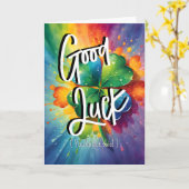 Rainbow Wishes: Succes met dit examen! Kaart (Gele Bloem)