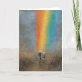 Rainbow Wishes Wenskaart Kaart (Voorkant)