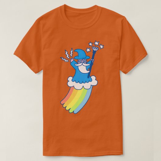 Rainbow Wizard Klassic TShirt (Design voorkant)