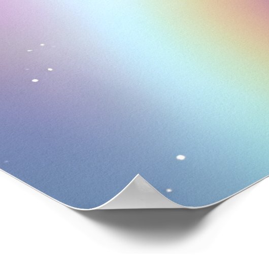 Rainbow Wolf Baby Poster (Hoek)