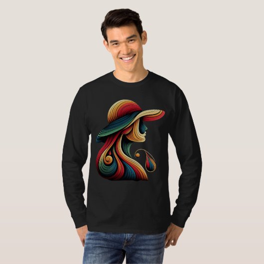Rainbow Woman T-Shirt Design (Voorkant volledig)
