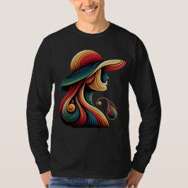 Rainbow Woman T-Shirt Design