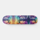 Rainbow Women Cosmic Galaxy Vrouwelijke Energie Sk Persoonlijk Skateboard (Horizontaal)