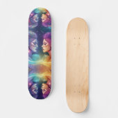 Rainbow Women Cosmic Galaxy Vrouwelijke Energie Sk Persoonlijk Skateboard (Voorkant)