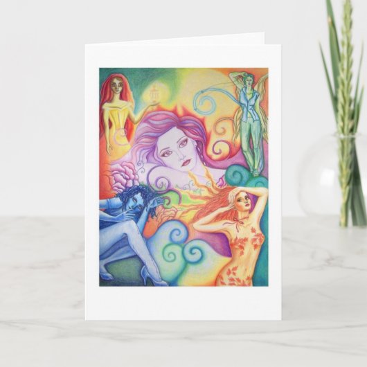 Rainbow Women wenskaart Kaart (Voorkant)