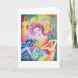 Rainbow Women wenskaart Kaart