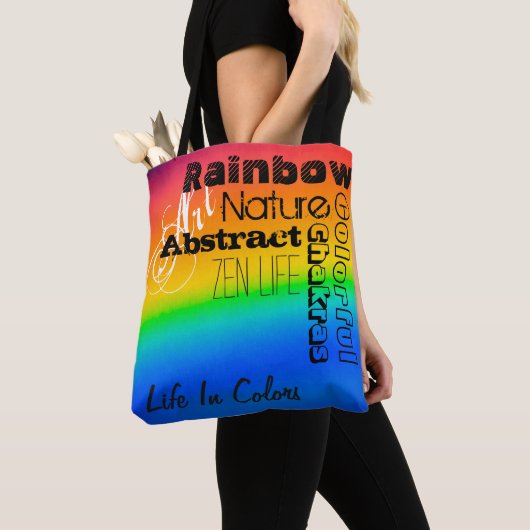 Rainbow/Words Art Tote Bag (Dichtbij)