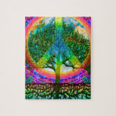 Rainbow World Peace Puzzle Legpuzzel (Verticaal)