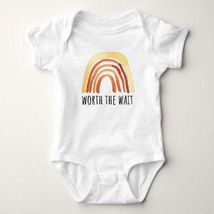 Rainbow Worth the Wait Baby Bodysuit