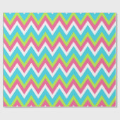 Rainbow Wrapping Paper voor Bright Turquoise Limoe Cadeaupapier (Vlak)