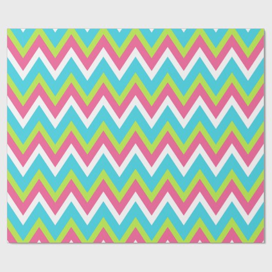 Rainbow Wrapping Paper voor Bright Turquoise Limoe Cadeaupapier (Vlak)