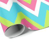Rainbow Wrapping Paper voor Bright Turquoise Limoe Cadeaupapier (Rol Hoek)