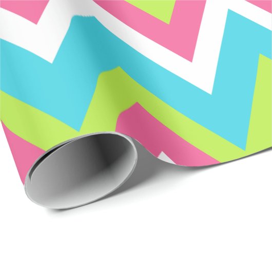 Rainbow Wrapping Paper voor Bright Turquoise Limoe Cadeaupapier (Rol Hoek)