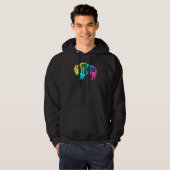 Rainbow Wyoming Buffalo Bison Hoodie (Voorkant volledig)