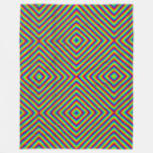 Rainbow X - Fleece deken (Voorkant)