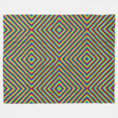 Rainbow X - Fleece deken (Voorkant (Horizontaal))