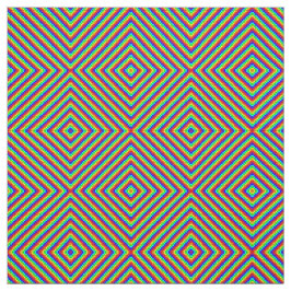 Rainbow X - gekamde katoenstof Stof