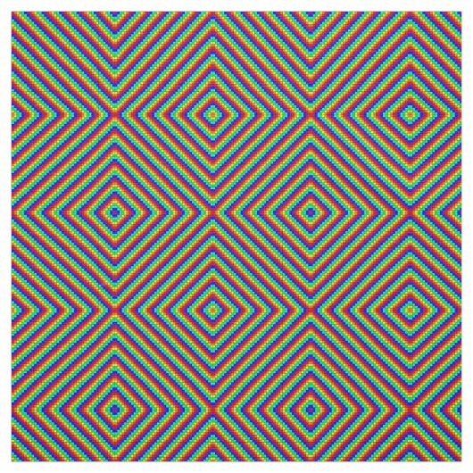 Rainbow X - Ivoren Linnen Stof (Swatch)