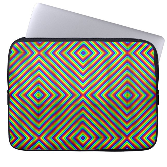Rainbow X - laptophoes Laptop Sleeve (Voorkant)