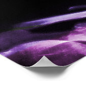 Rainbow X-Ray Muziekhoofdtelefoon Skelet Poster (Hoek)