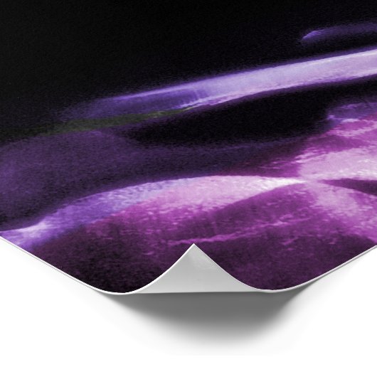 Rainbow X-Ray Muziekhoofdtelefoon Skelet Poster (Hoek)