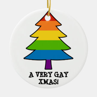 Rainbow Xmas Keramisch Ornament