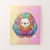 Rainbow Yeti legpuzzel (Verticaal)