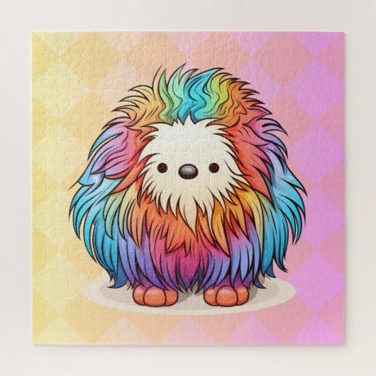 Rainbow Yeti legpuzzel (Verticaal)
