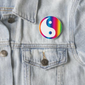 Rainbow Yin Yang Button (In situ)