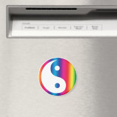 Rainbow Yin Yang Magnet (Insitu (Vaatwasser))