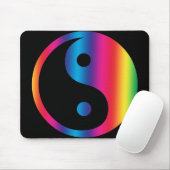 Rainbow Yin Yang Muismat (Met muis)