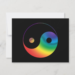Rainbow Yin Yang Symbol