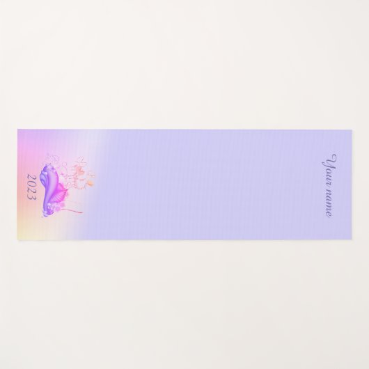 Rainbow Yoga Mat Cute (Voorkant (horizontaal))