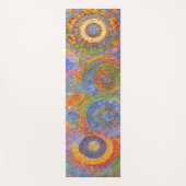 Rainbow Yoga Mat - Kleurrijke Mozaïek Kunst (Voorkant)