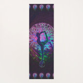 Rainbow Yoga Yin Yang Tree door Amelia Carrie Yogamat (Achterkant)