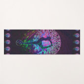 Rainbow Yoga Yin Yang Tree door Amelia Carrie Yogamat (Voorkant (horizontaal))