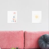 Rainbow You Are My Sunshine en Sun Nursery Muurkunst Sets (Woonkamer)