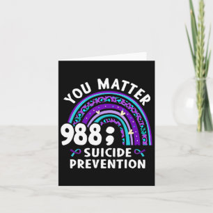 Rainbow You Problem 988 Zelfmoordpreventie Awarene Kaart