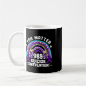 Rainbow You Problem 988 Zelfmoordpreventie Awarene Koffiemok (Links)