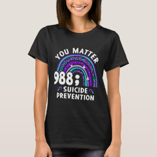 Rainbow You Problem 988 Zelfmoordpreventie Awarene T-shirt
