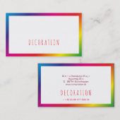 Rainbow Zakelijke Visitekaartjes (Voorkant / Achterkant)