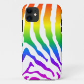Rainbow Zebra Pattern Case-Mate iPhone Case (Achterkant)
