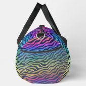 Rainbow Zebra Pattern Monogrammed Plunjezak (Rechts)
