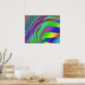 Rainbow Zebra Print (Keuken)