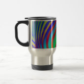 Rainbow Zebra Print Travel Mug Reisbeker (Links)