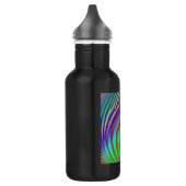 Rainbow Zebra Print Waterfles (Links)